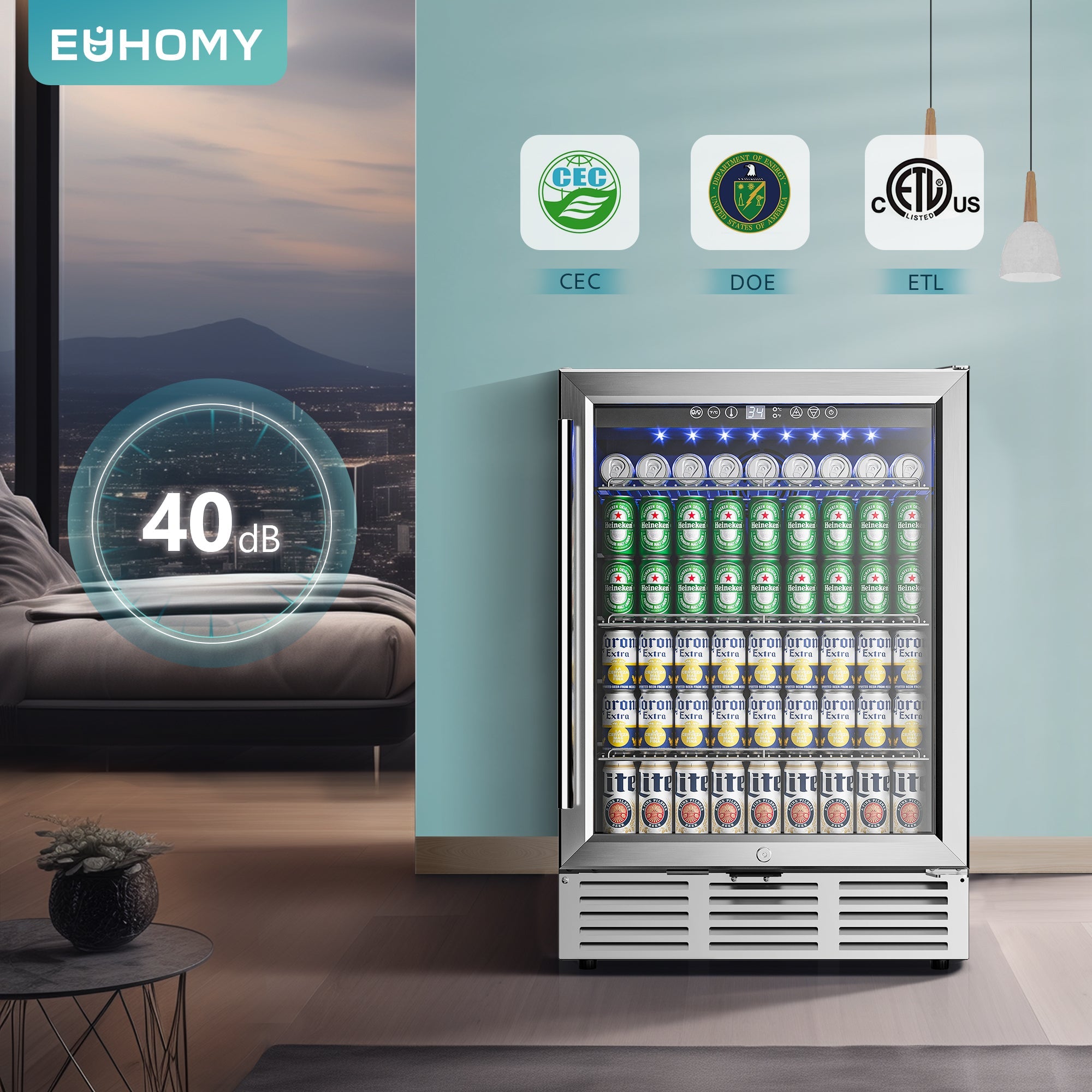 Euhomy Splash 150 Beverage Refrigerator